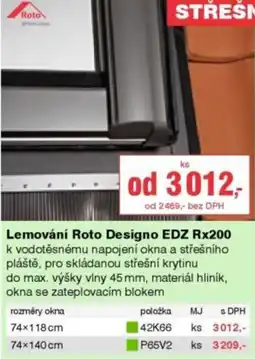 DEK Roto lemování designo edz rx200 nabídka