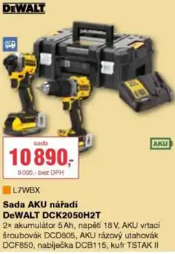 DEK Dewalt sada aku nářadí dck2050h2t nabídka