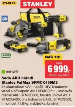 DEK Stanley sada aku nářadí fatmax sfmck469m2 nabídka