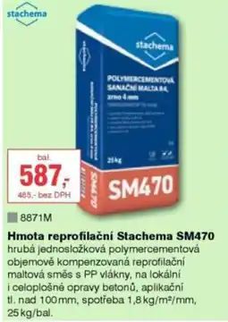 DEK Stachema hmota reprofilační sm470 nabídka
