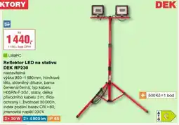 DEK Dek reflektor led na stativu Rp230 nabídka