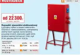 DEK Rozvaděč staveništní elektroměrový nabídka