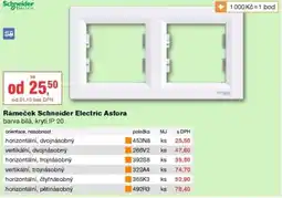 DEK Schneider Electric Rámeček Asfora nabídka