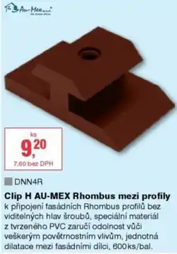 DEK Clip h au-mex rhombus mezi profily nabídka