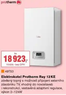 DEK Elektrokotel Protherm Ray 12Ke nabídka