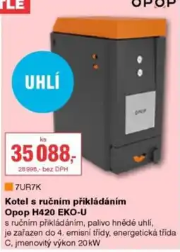 DEK Kotel s ručním přikládáním opop h420 eko-u nabídka