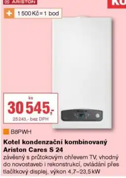 DEK Ariston kotel kondenzační kombinovaný Cares S 24 nabídka