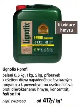 Bauhaus Lignofix i-profi nabídka