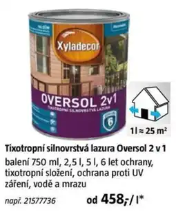 Bauhaus Xyladecor oversol 2v1 nabídka