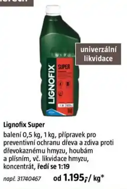 Bauhaus Lignofix Super nabídka