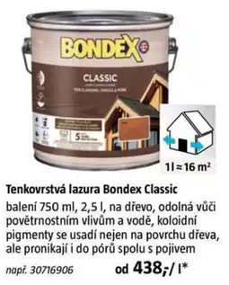 Bauhaus Bondex Classic nabídka