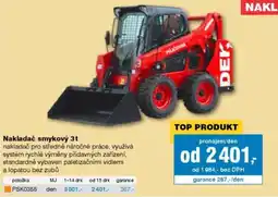 DEK dek nakladač smykový 3t nabídka