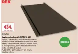 DEK Dek krytina plechová linedek 485 nabídka