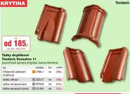DEK Tondach Sensaton 11 Tasky doplnkove nabídka
