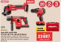 DEK Hilti sada aku náradí Te 6+22+Sf 4-22+Ag 4S-22 Nuron nabídka