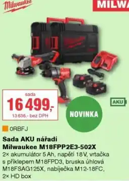 DEK Milwaukee sada aku nářadí m18fpp2e3-502x nabídka