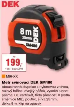 DEK DEK metr svinovací SM480 nabídka