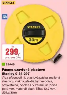 DEK Stanley pásma uzavřené plastové 0-34-297 nabídka