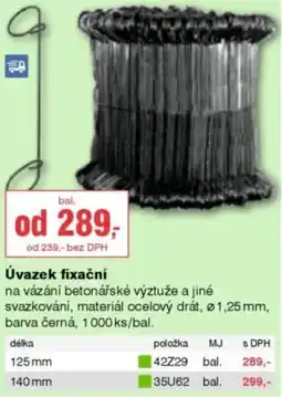 DEK Úvazek fixační nabídka