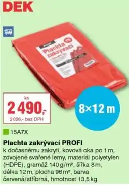 DEK Dek plachta zakrývací profi nabídka