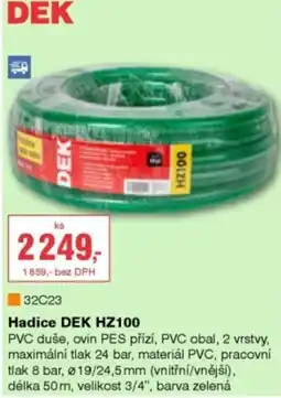 DEK Hodice dek hz100 nabídka