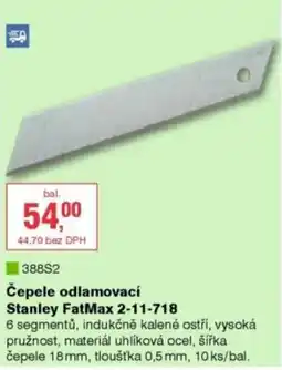 DEK Stanley čepele odlamovací Fatmax 2-11-718 nabídka