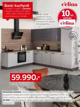 XXXLutz Célina vestavná kuchyň nabídka