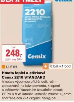 DEK Cemix hmotu lepicí a stěrková 2210 standard nabídka