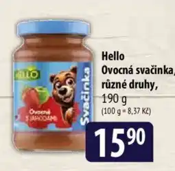 Bala Hello ovocná svačinka nabídka