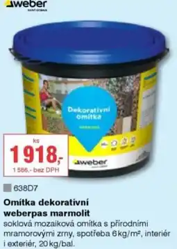 DEK weberpas marmolit nabídka
