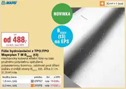 DEK Fólie hydroizolační z tpo/fpo mapeplan t m b nabídka