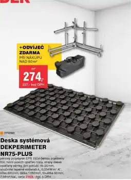 DEK Deska systemova Dekperimeter nr75-plus nabídka
