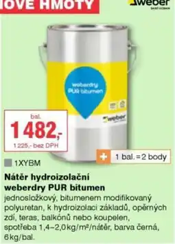 DEK Nátěr hydroizolační pur bitumen nabídka