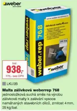 DEK Weberrep 768 Malta zalivkova nabídka