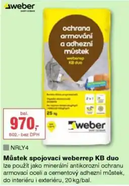 DEK Můstek spojovací weberrep kb duo nabídka