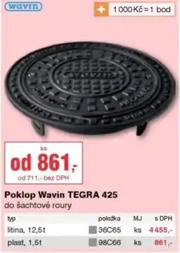 DEK Wavin poklop Tegra 425 nabídka