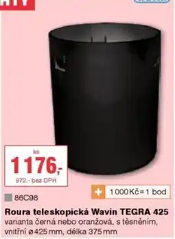 DEK Roura teleskopická Wavin tegra 425 nabídka