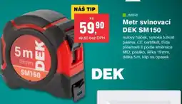 DEK Dek metr svinovací Sm150 nabídka