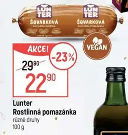 Globus Lunter rostlinná pomazánka nabídka