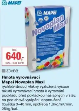 DEK Hmota vyrovnavaci Mapei Novoplan Maxi nabídka