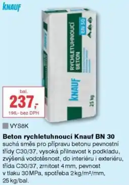 DEK Knauf Beton rychletuhnoucí BN 30 nabídka