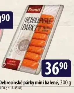 Bala Prandl debrecínské párky mini nabídka