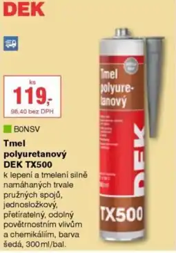 DEK Dek tmel polyuretanový tx500 nabídka