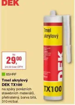 DEK Dek tmel akrylový tx100 nabídka