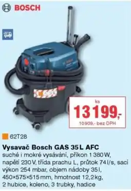 DEK Bosch vysavač gas 35 l afc nabídka