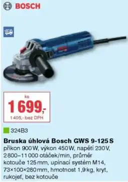 DEK Bosch bruska úhlová GWS 9-125 S nabídka