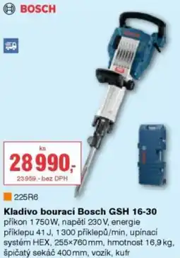 DEK Bosch kladivo bourací gsh 16-30 nabídka