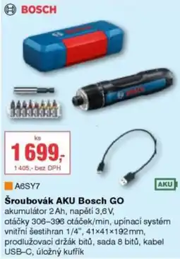 DEK Bosch šroubovák aku go nabídka