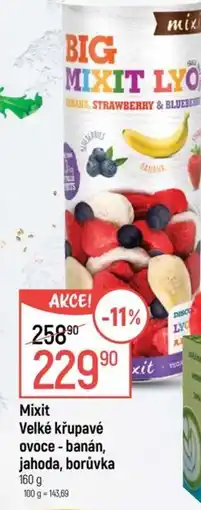 Globus Mixit velké křupavé ovoce - banán, jahoda, borůvka nabídka