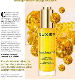 Fann Parfumerie Nuxe super serum 10 Longevity nabídka